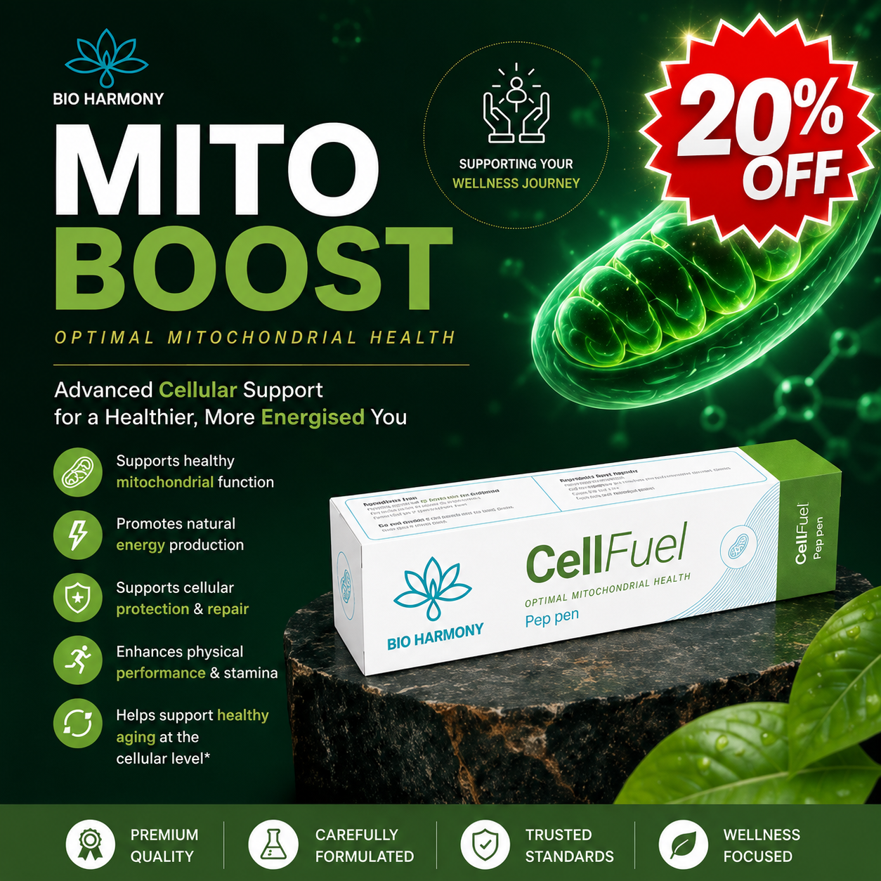 Cell Fuel Mito Boost - Optimal Mitochondrial Health
